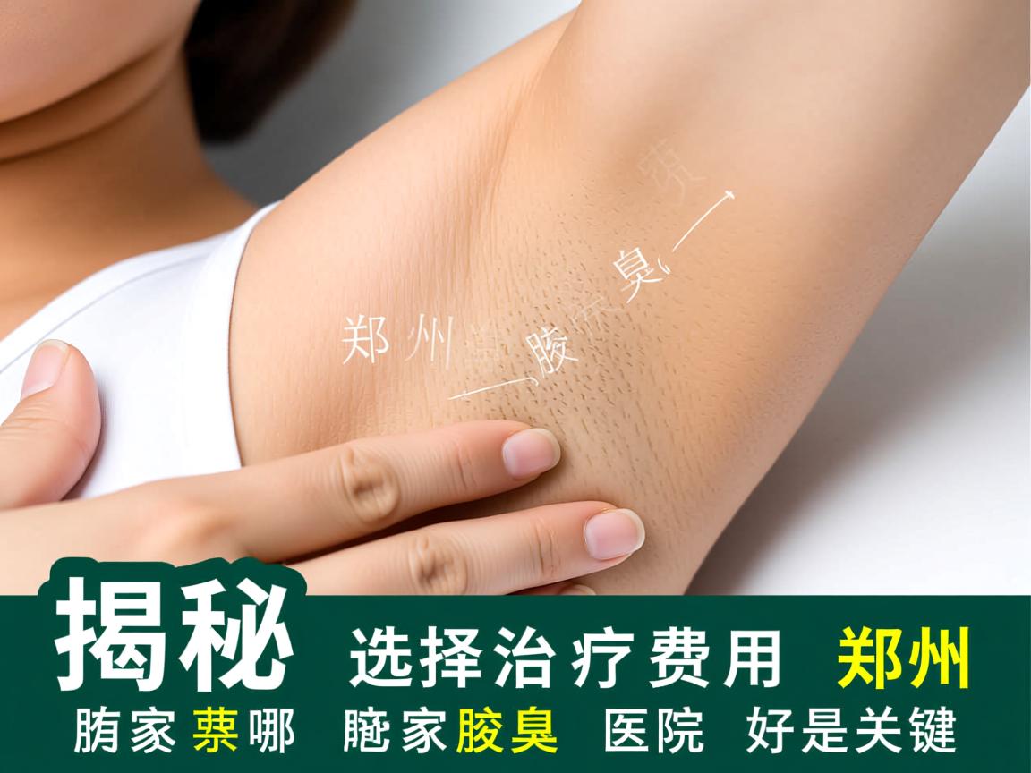 揭秘郑州腋臭治疗费用，选择郑州哪家腋臭医院好是关键