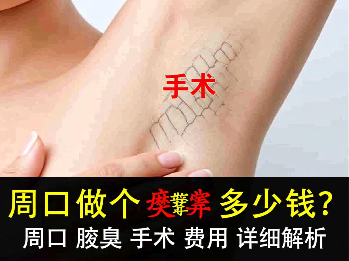 周口做个腋臭手术多少钱？周口腋臭手术费用详细解析