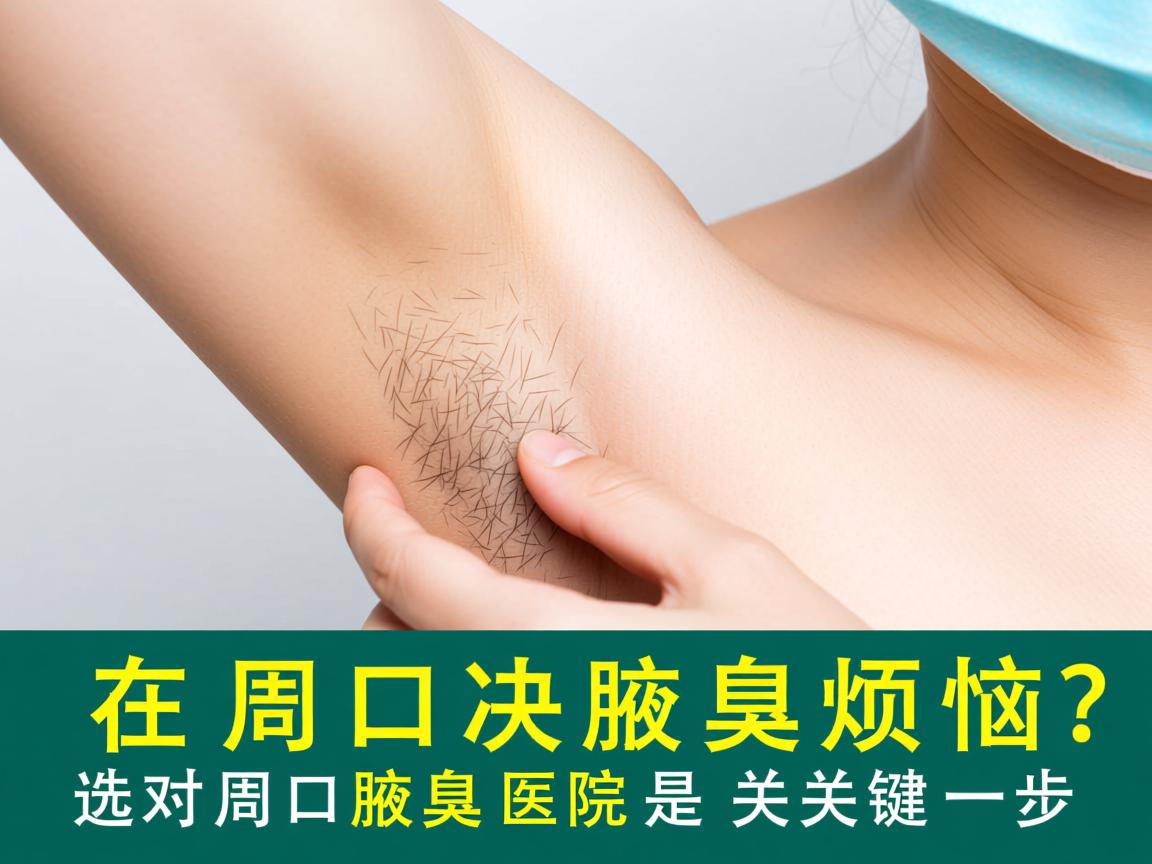 在周口解决腋臭烦恼？选对周口腋臭医院是关键一步
