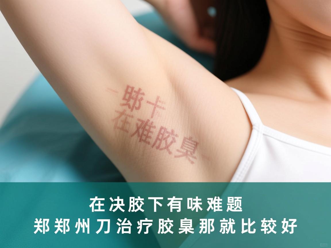 解决腋下有味难题，在郑州开刀治疗腋臭那就比较好