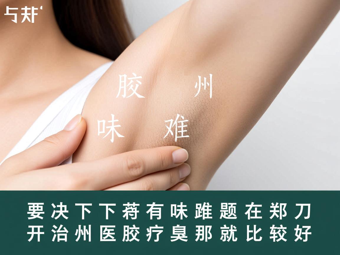 解决腋下有味难题，在郑州开刀治疗腋臭那就比较好