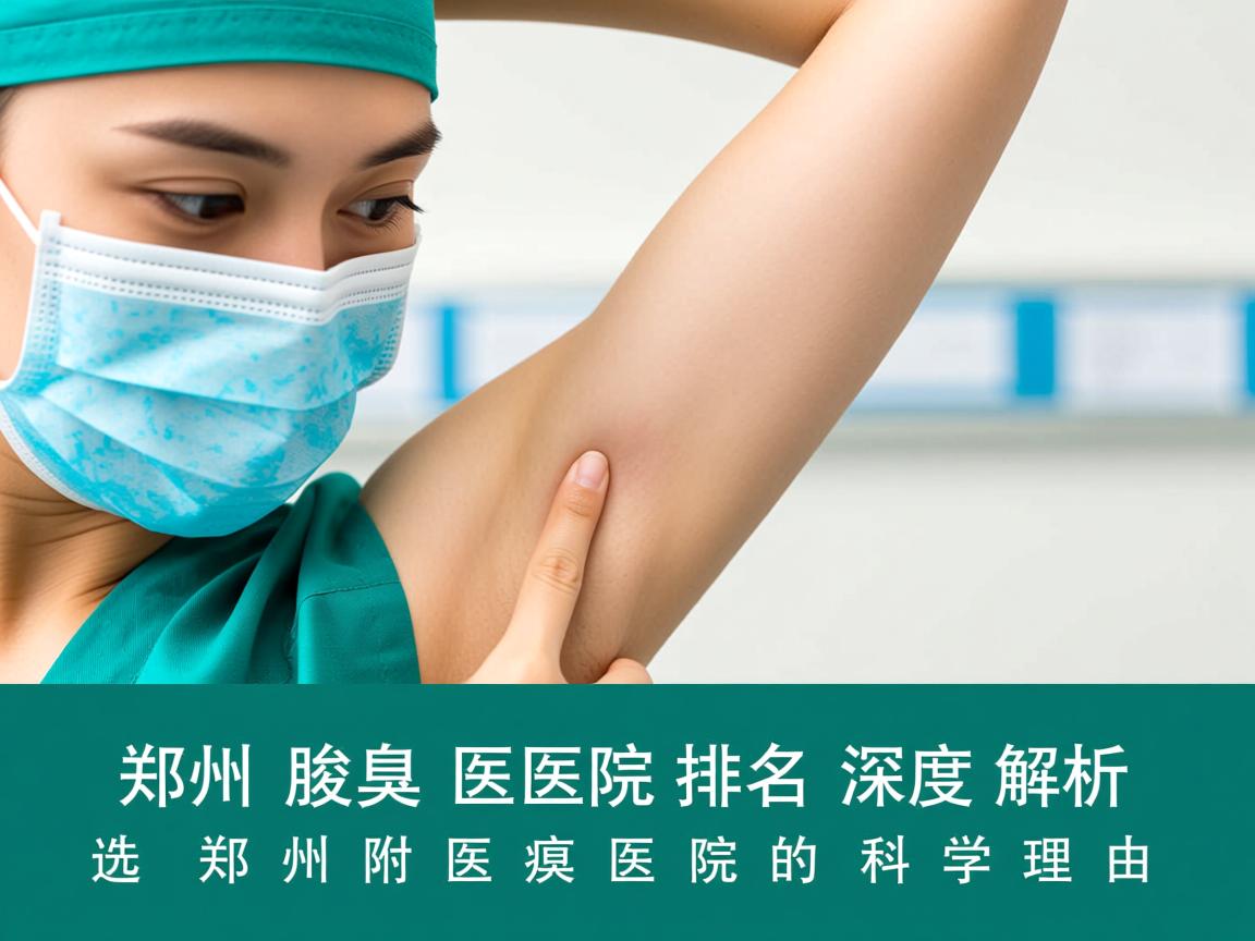 郑州腋臭医院排名深度解析，选择郑州附医腋臭医院的科学理由