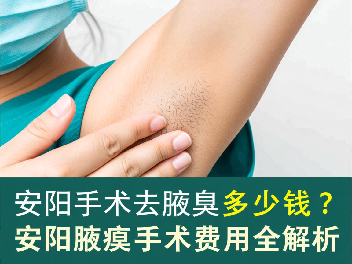 安阳手术去腋臭多少钱？安阳腋臭手术费用全解析
