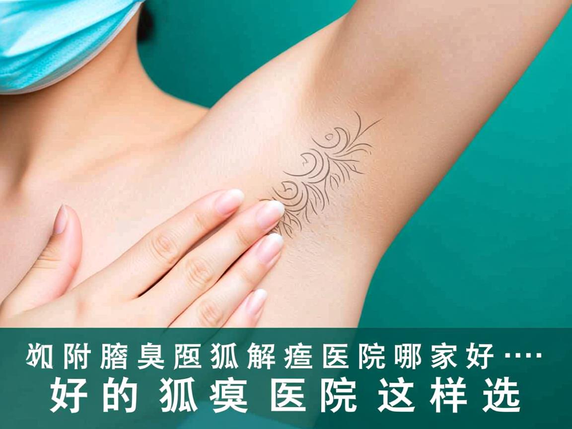 郑州附医腋臭医院解析，郑州狐臭医院哪家好，好的狐臭医院这样选