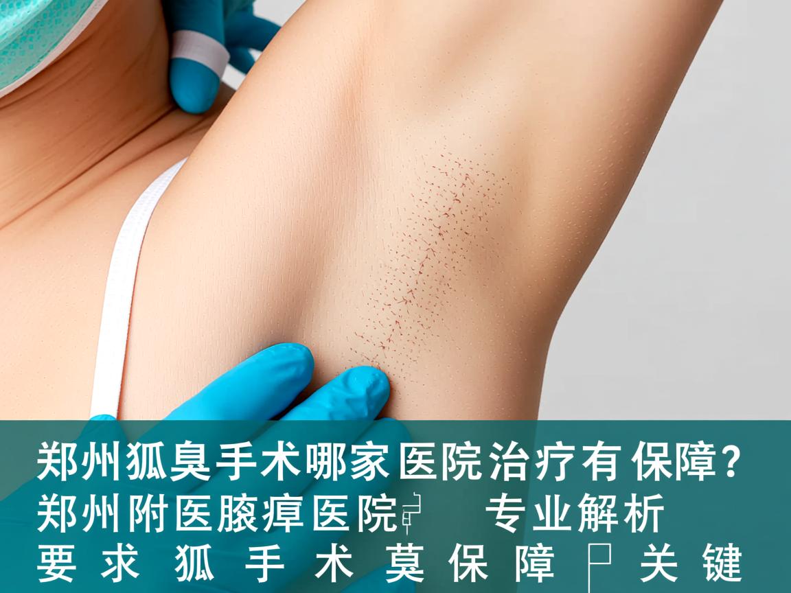 郑州狐臭手术哪家医院治疗有保障？郑州附医腋臭医院专业解析狐臭手术保障关键