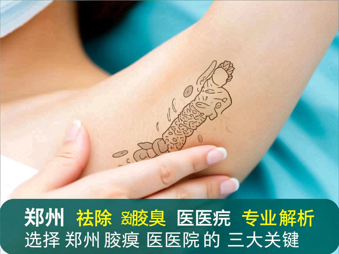 郑州祛除腋臭医院专业解析，选择郑州腋臭医院的三大关键