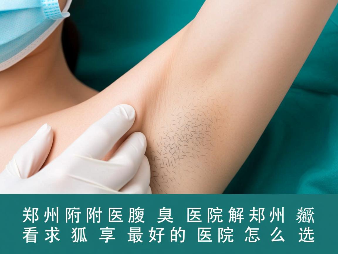郑州附医腋臭医院解析，郑州看狐臭最好的医院怎么选