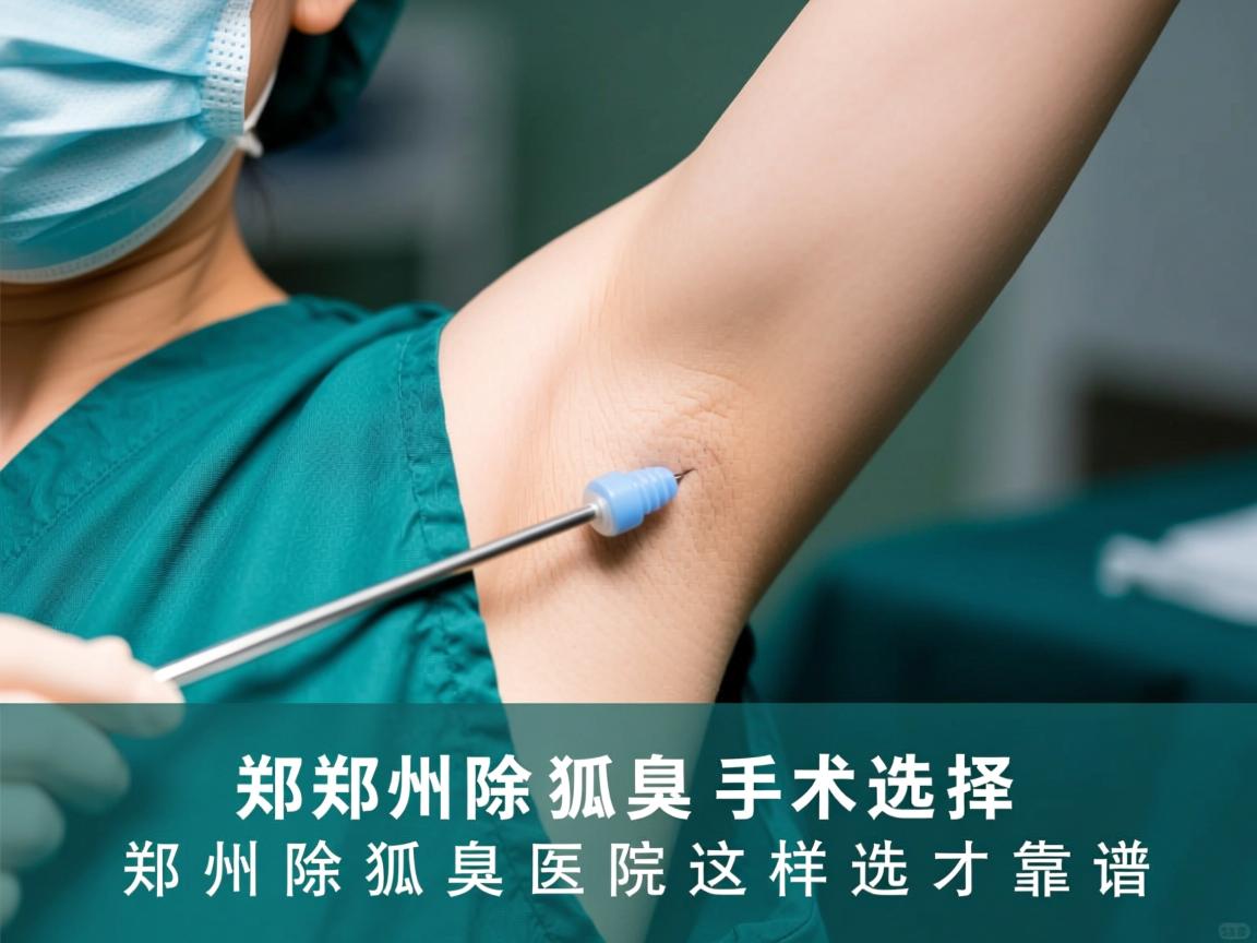 深度解析郑州除狐臭手术选择，郑州除狐臭医院这样选才靠谱
