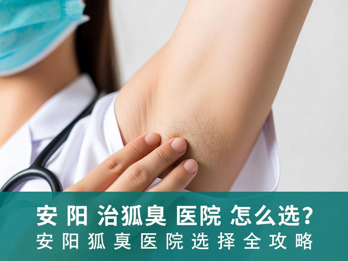 安阳治狐臭医院怎么选？安阳狐臭医院选择全攻略