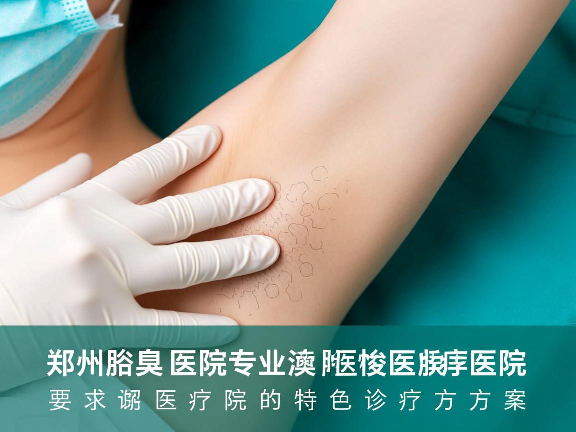 郑州腋臭医院专业解读，郑州附医腋臭医院的特色诊疗方案