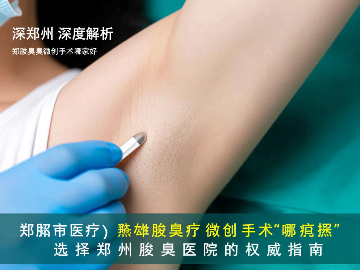 深度解析郑州腋臭微创手术哪家好，选择郑州腋臭医院的权威指南
