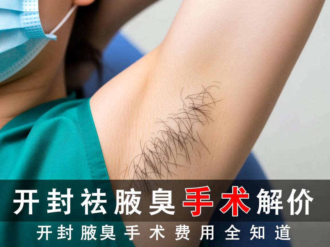 开封祛腋臭手术价格解析，开封腋臭手术费用全知道
