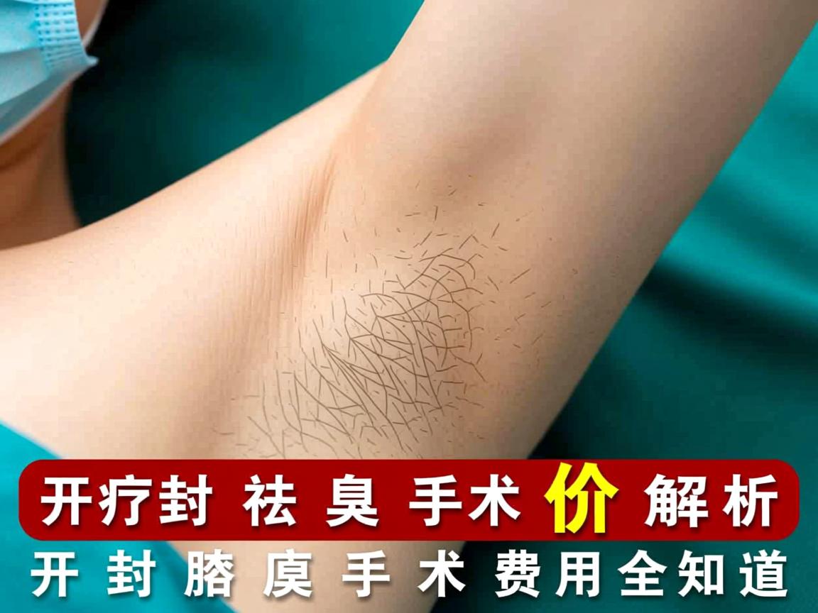 开封祛腋臭手术价格解析，开封腋臭手术费用全知道