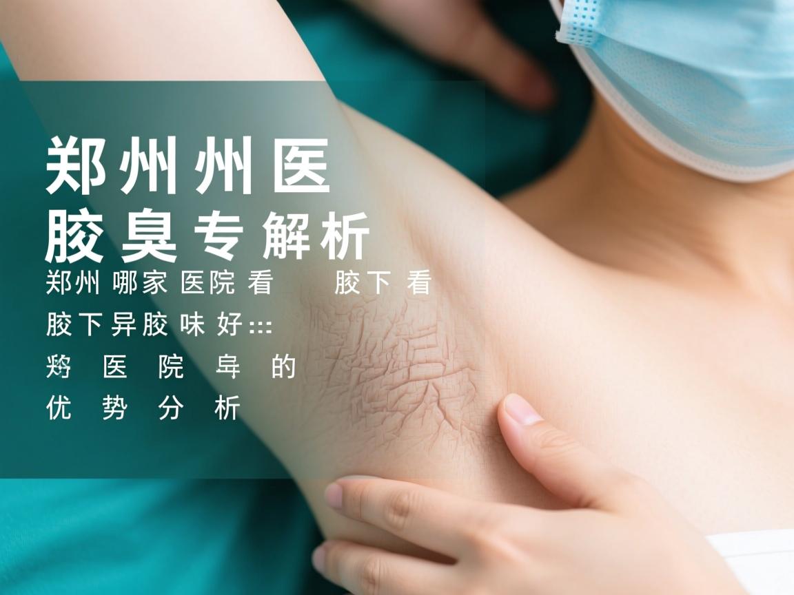 郑州附医腋臭医院专业解析，郑州哪家医院看腋下异味好，郑州附医腋臭医院的优势分析