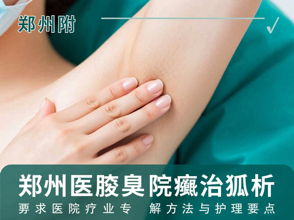 郑州附医腋臭医院专业解析，郑州医院治狐臭的方法与护理要点