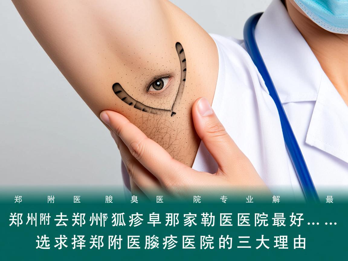 郑州附医腋臭医院专业解析，郑州去狐臭那家医院最好，选择郑州附医腋臭医院的三大理由