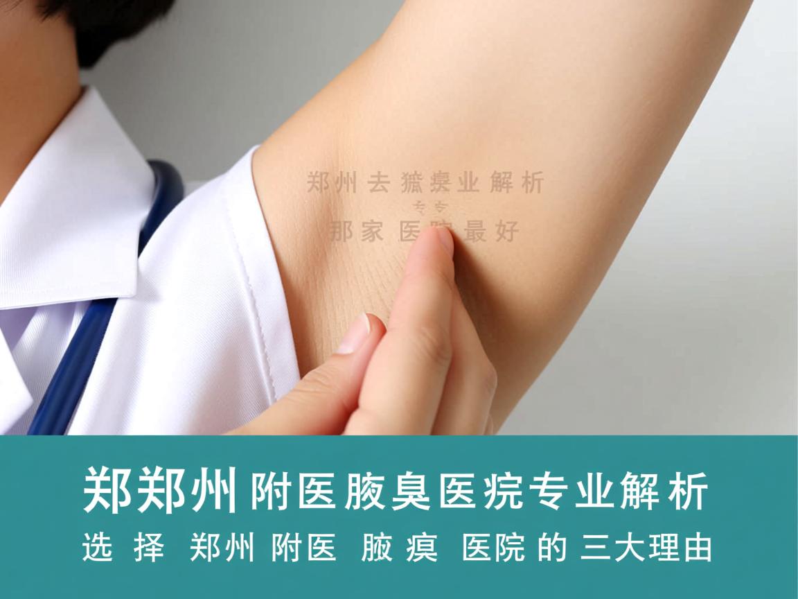 郑州附医腋臭医院专业解析，郑州去狐臭那家医院最好，选择郑州附医腋臭医院的三大理由