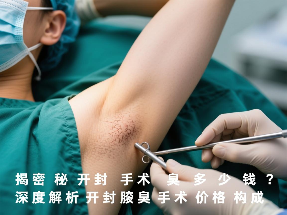 揭秘开封腋臭手术多少钱？深度解析开封腋臭手术价格构成