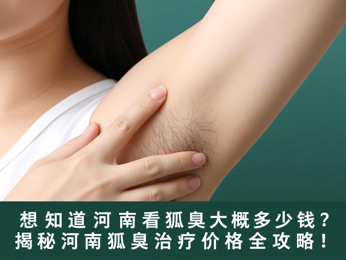 想知道河南看狐臭大概多少钱？揭秘河南狐臭治疗价格全攻略！