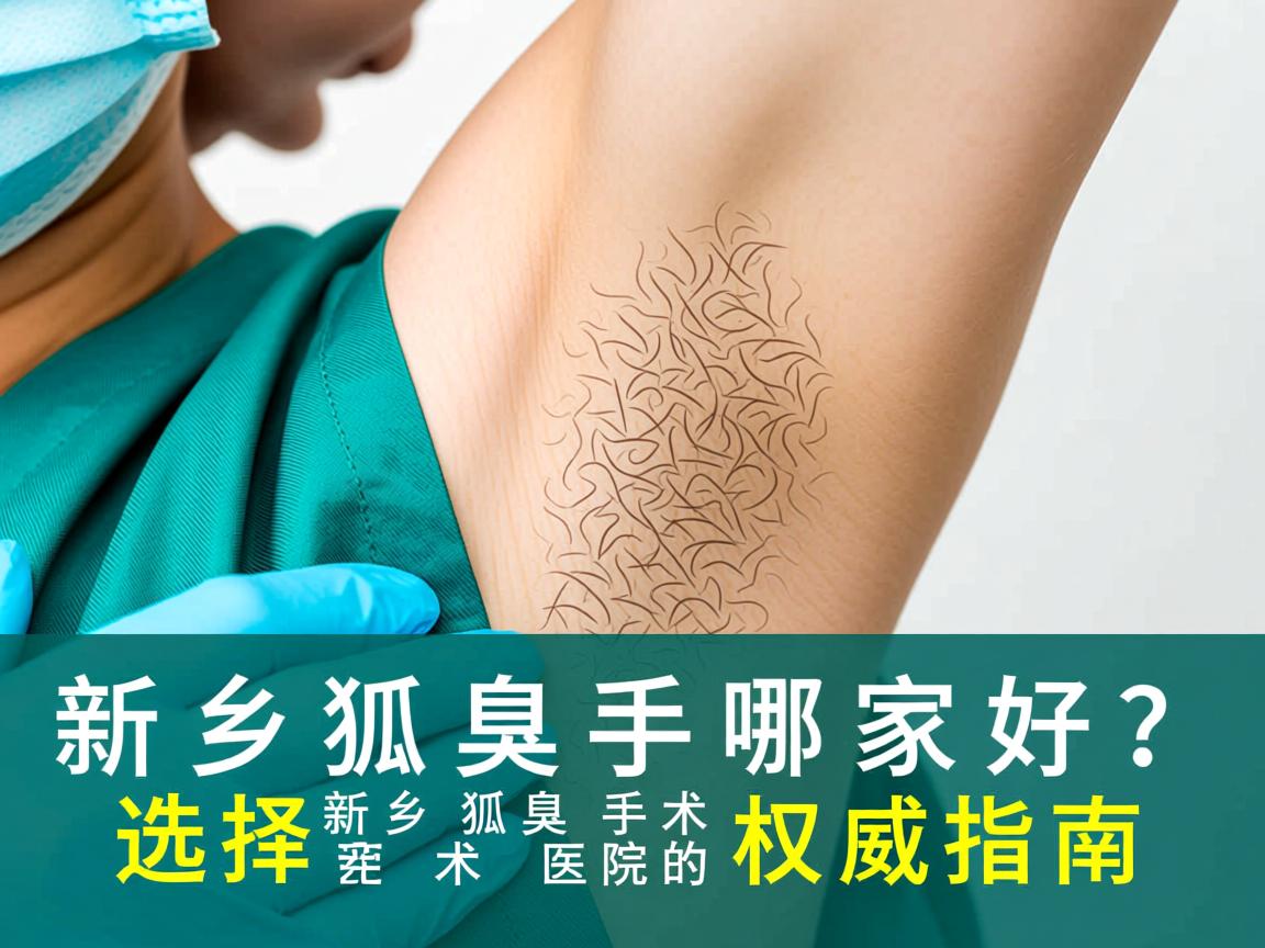 新乡狐臭手术哪家好？选择新乡狐臭手术医院的权威指南