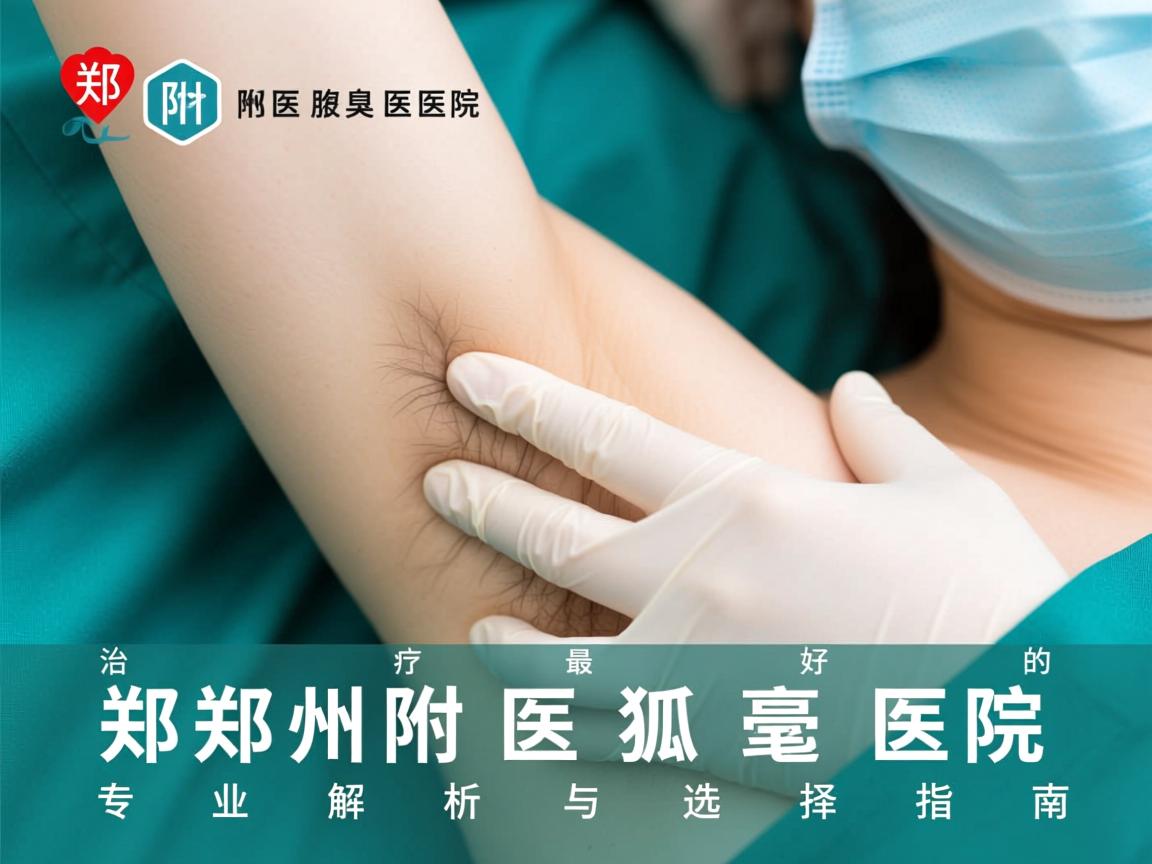 郑州附医腋臭医院，郑州治疗狐臭最好的医院专业解析与选择指南