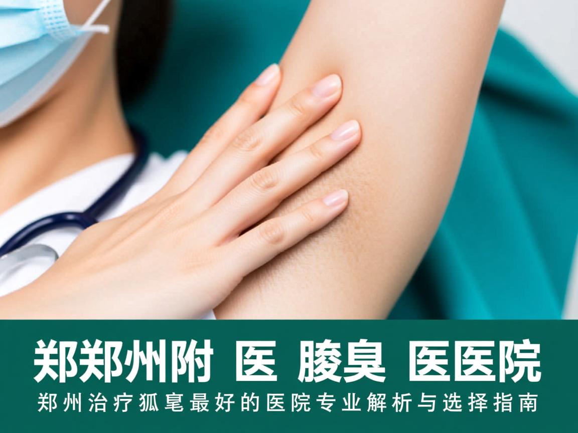 郑州附医腋臭医院，郑州治疗狐臭最好的医院专业解析与选择指南