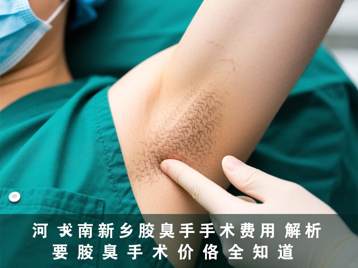 河南新乡腋臭手术费用解析，腋臭手术价格全知道