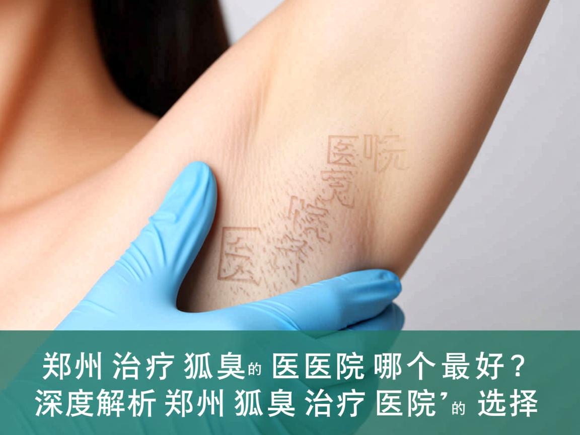 郑州治疗狐臭的医院哪个最好？深度解析郑州狐臭治疗医院的选择