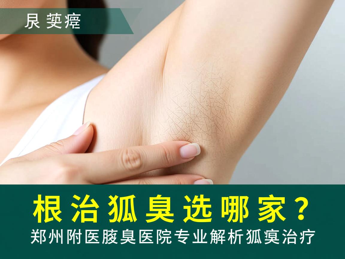 根治狐臭选哪家？郑州附医腋臭医院专业解析狐臭治疗