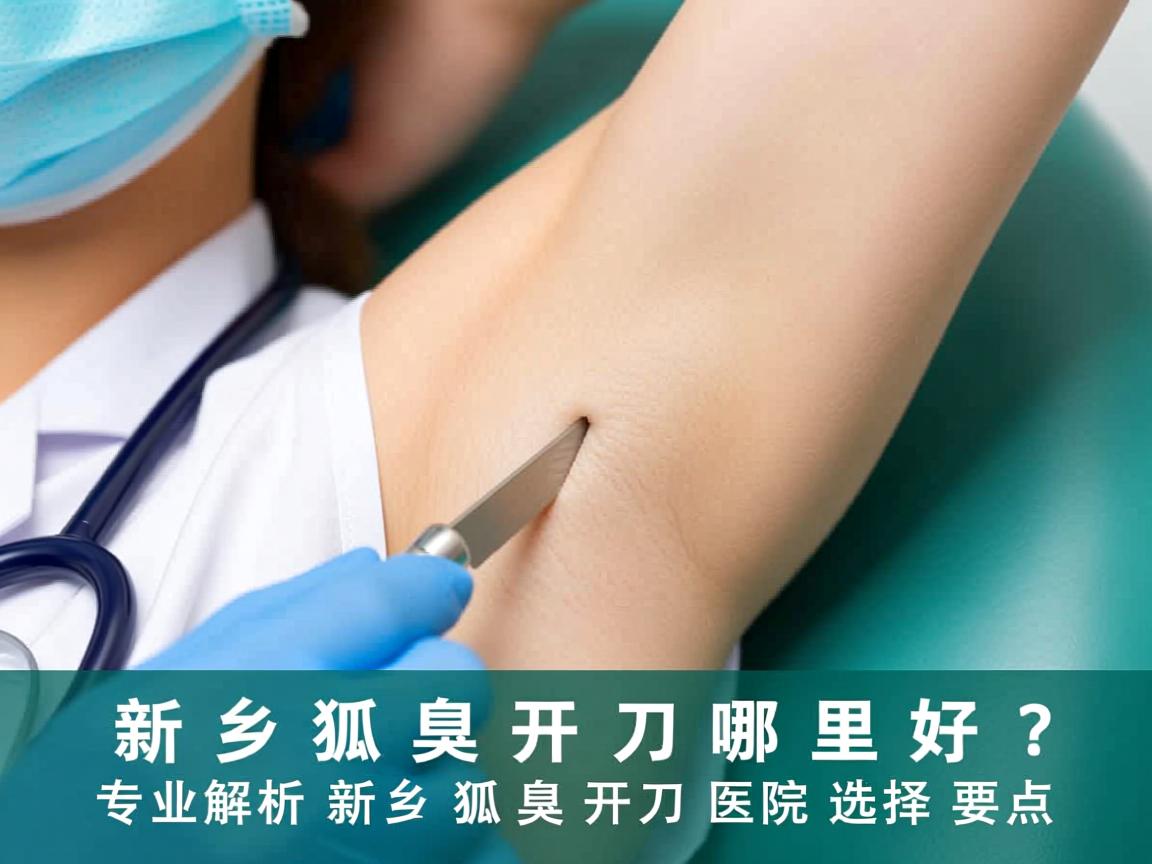 新乡狐臭开刀哪里好？专业解析新乡狐臭开刀医院选择要点