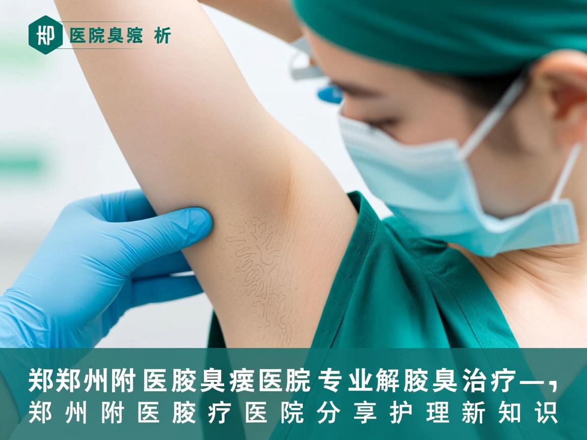 郑州附医腋臭医院专业解析腋臭治疗，郑州附医腋臭医院分享护理新知识