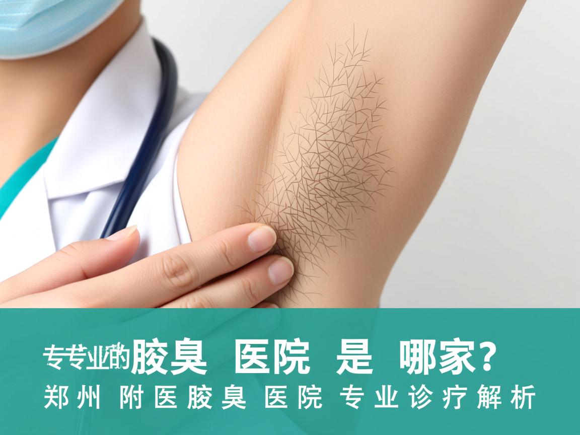 郑州专业的腋臭医院是哪家？郑州附医腋臭医院专业诊疗解析