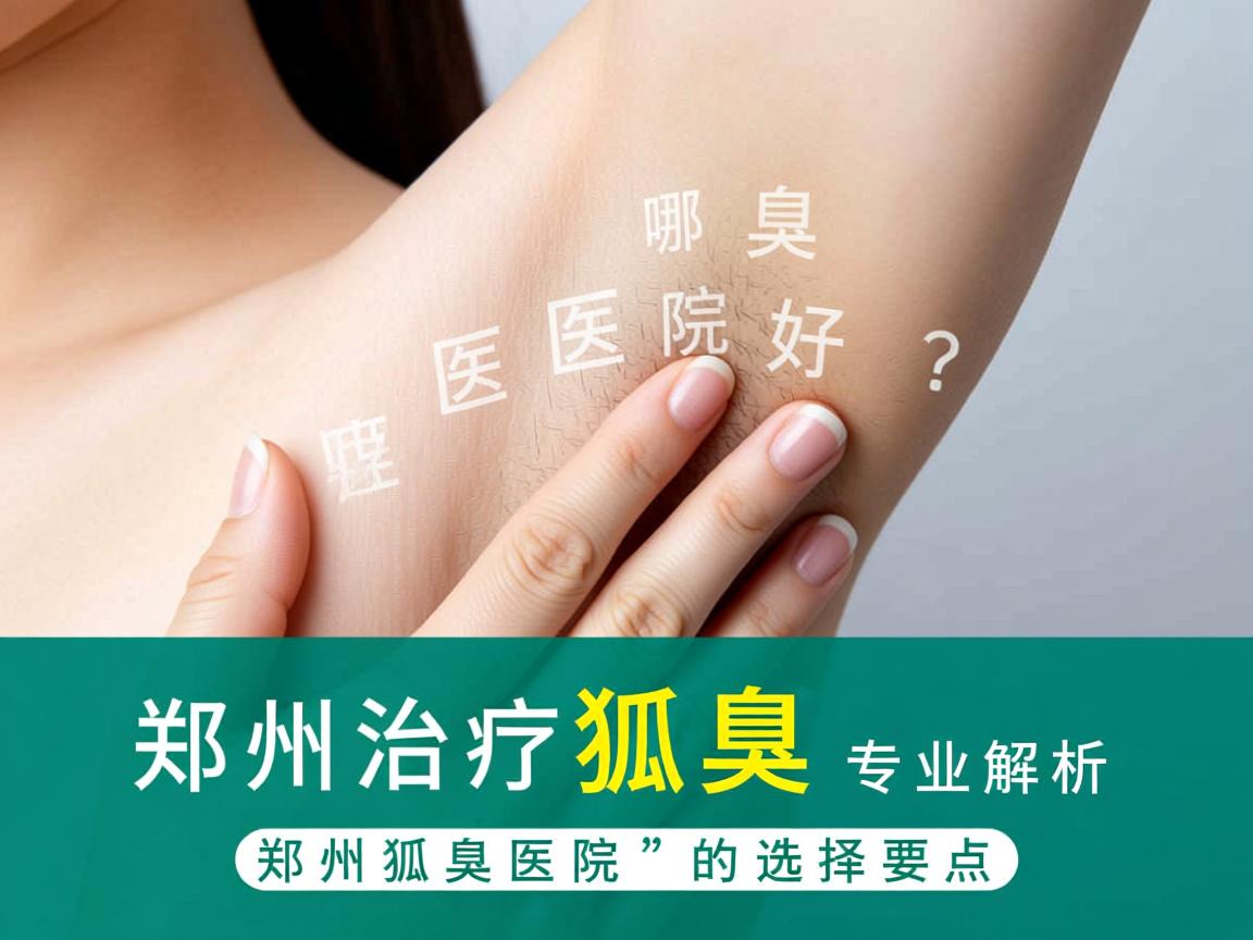 郑州治疗狐臭哪里医院好？专业解析郑州狐臭医院的选择要点