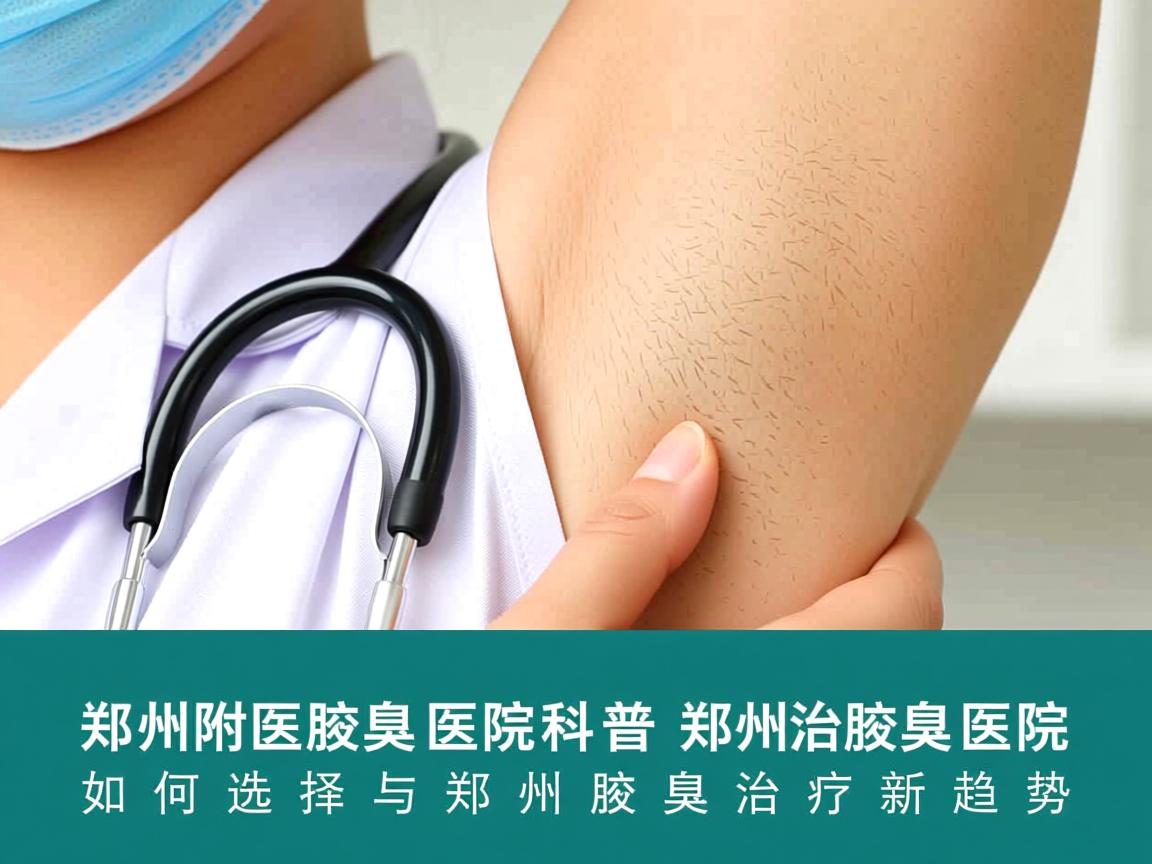 郑州附医腋臭医院科普，郑州治腋臭医院如何选择与郑州腋臭治疗新趋势