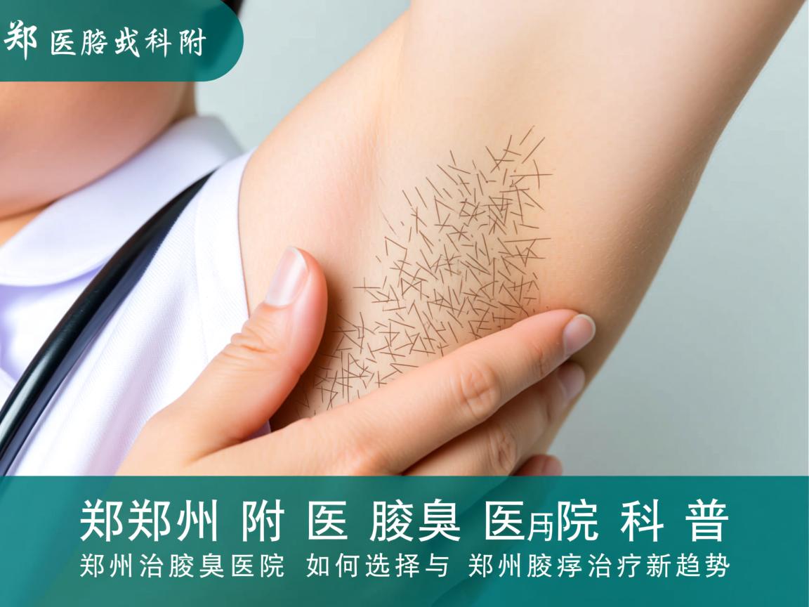 郑州附医腋臭医院科普，郑州治腋臭医院如何选择与郑州腋臭治疗新趋势