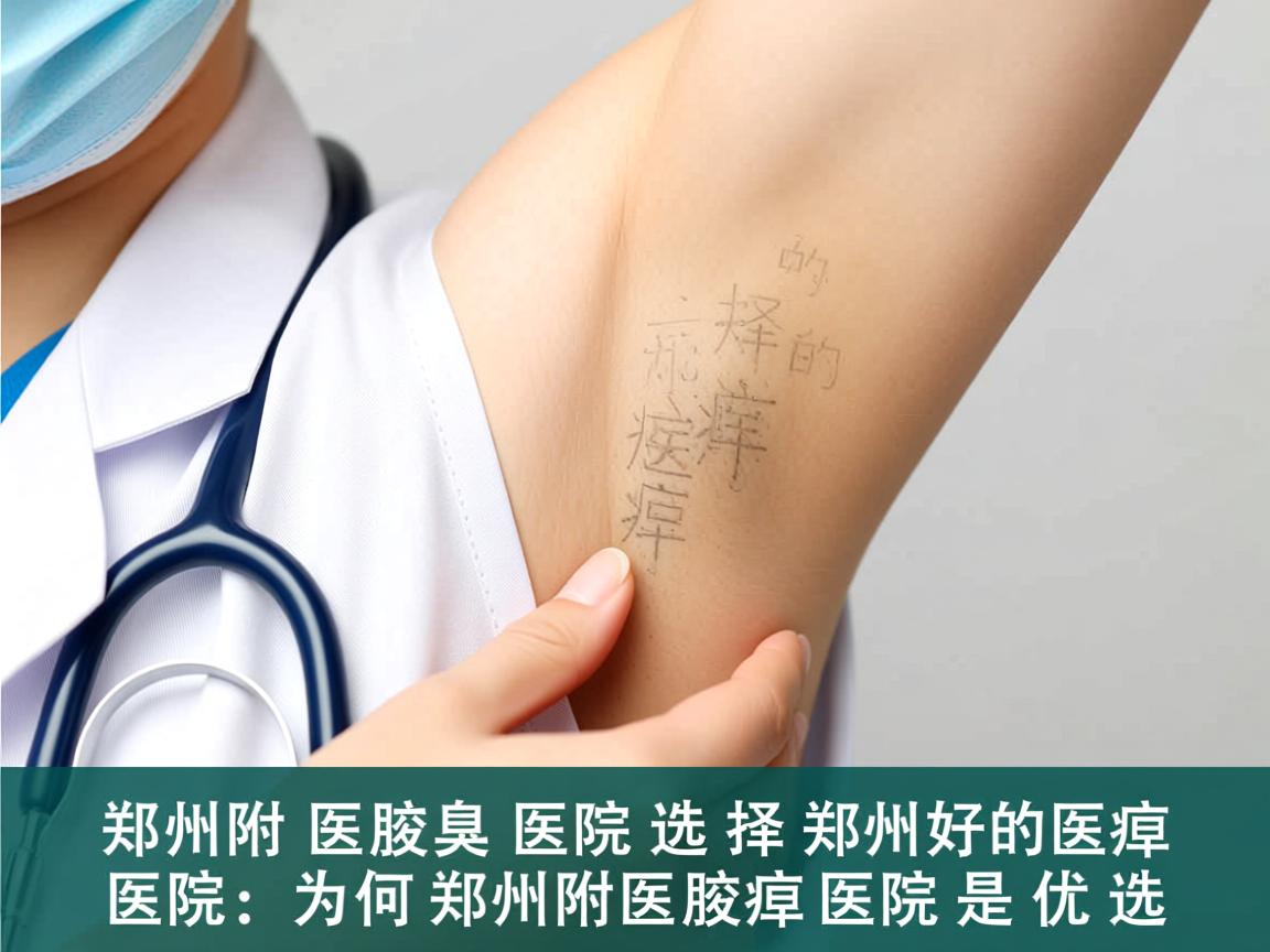 郑州附医腋臭医院，选择郑州好的腋臭医院，为何郑州附医腋臭医院是优选