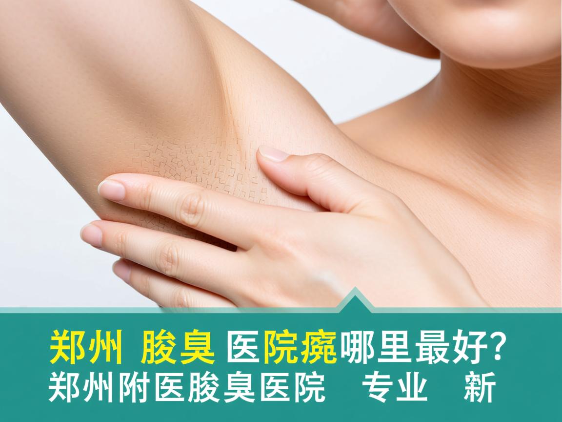 郑州腋臭医院哪里最好？郑州附医腋臭医院专业解析