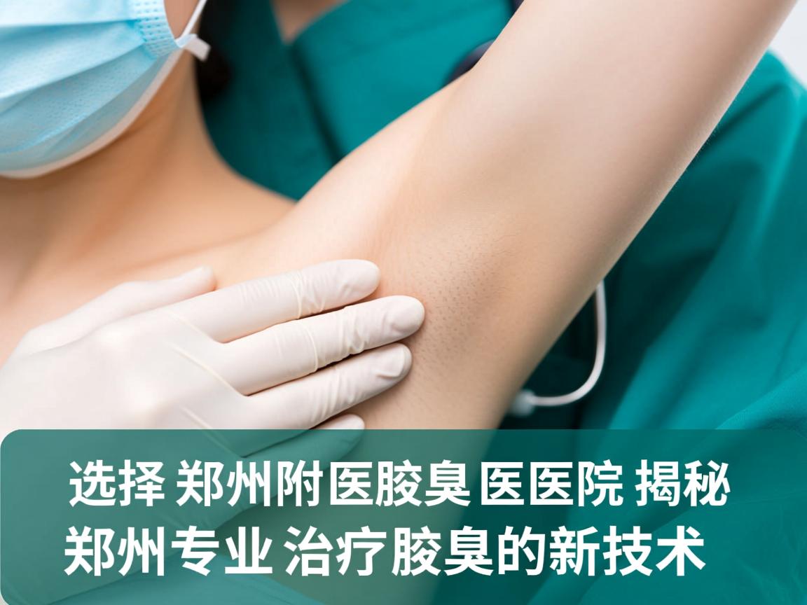 选择郑州附医腋臭医院，揭秘郑州专业治疗腋臭的新技术