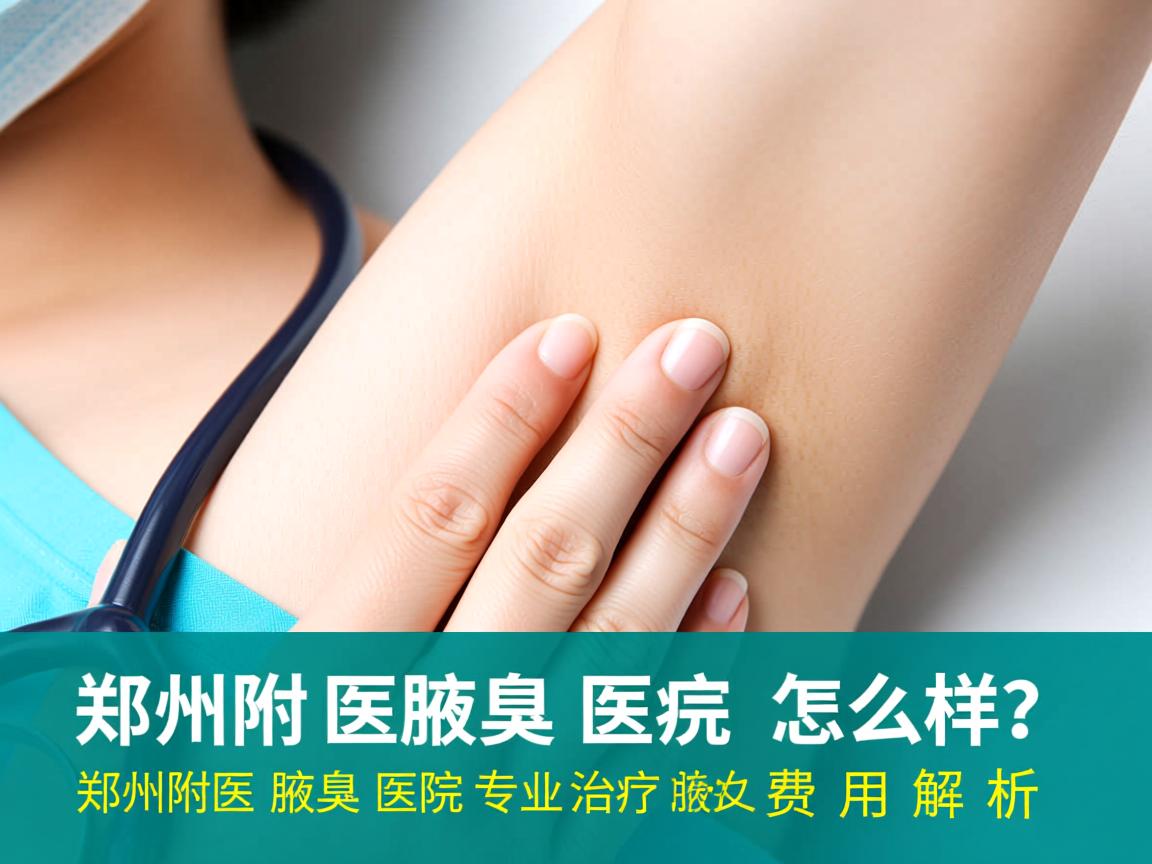 郑州附医腋臭医院怎么样？郑州附医腋臭医院专业治疗腋臭的费用解析
