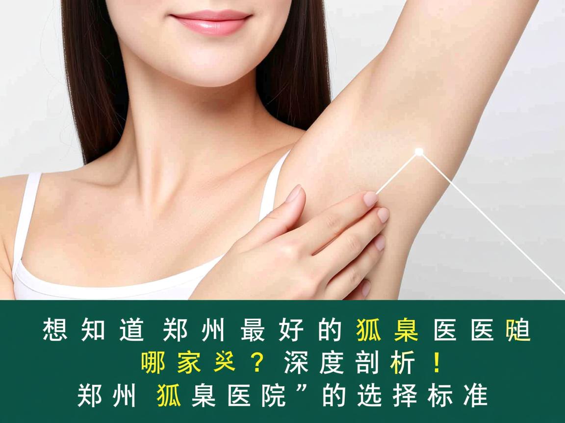 想知道郑州最好的狐臭医院是哪家？深度剖析郑州狐臭医院的选择标准