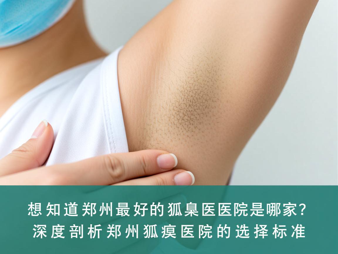想知道郑州最好的狐臭医院是哪家？深度剖析郑州狐臭医院的选择标准