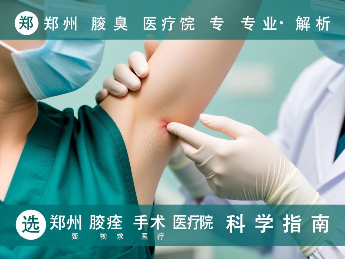 郑州腋臭医院专业解析，选择郑州腋臭手术医院的科学指南