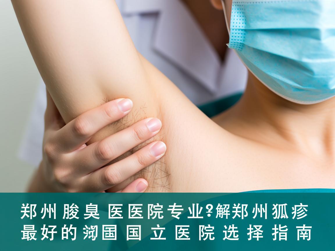 郑州腋臭医院专业解析，郑州治狐臭最好的国立医院选择指南