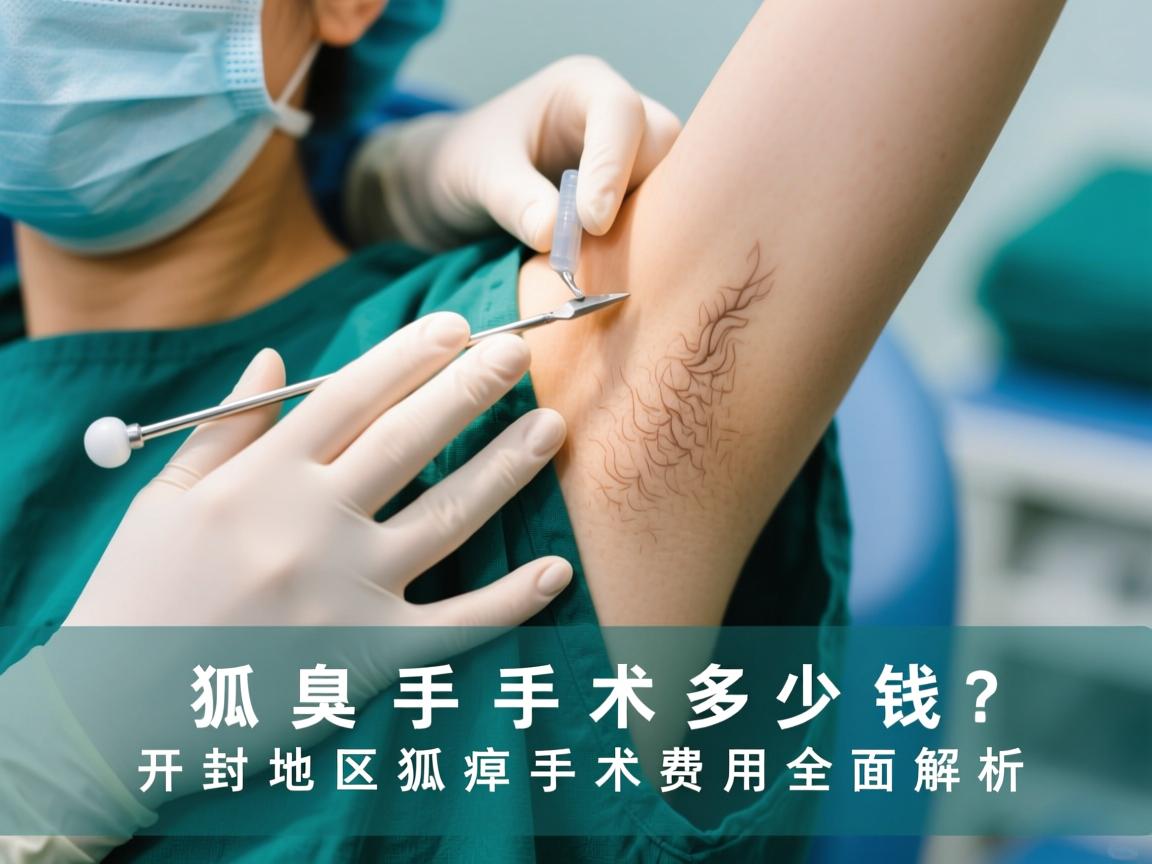 狐臭手术多少钱？开封地区狐臭手术费用全面解析