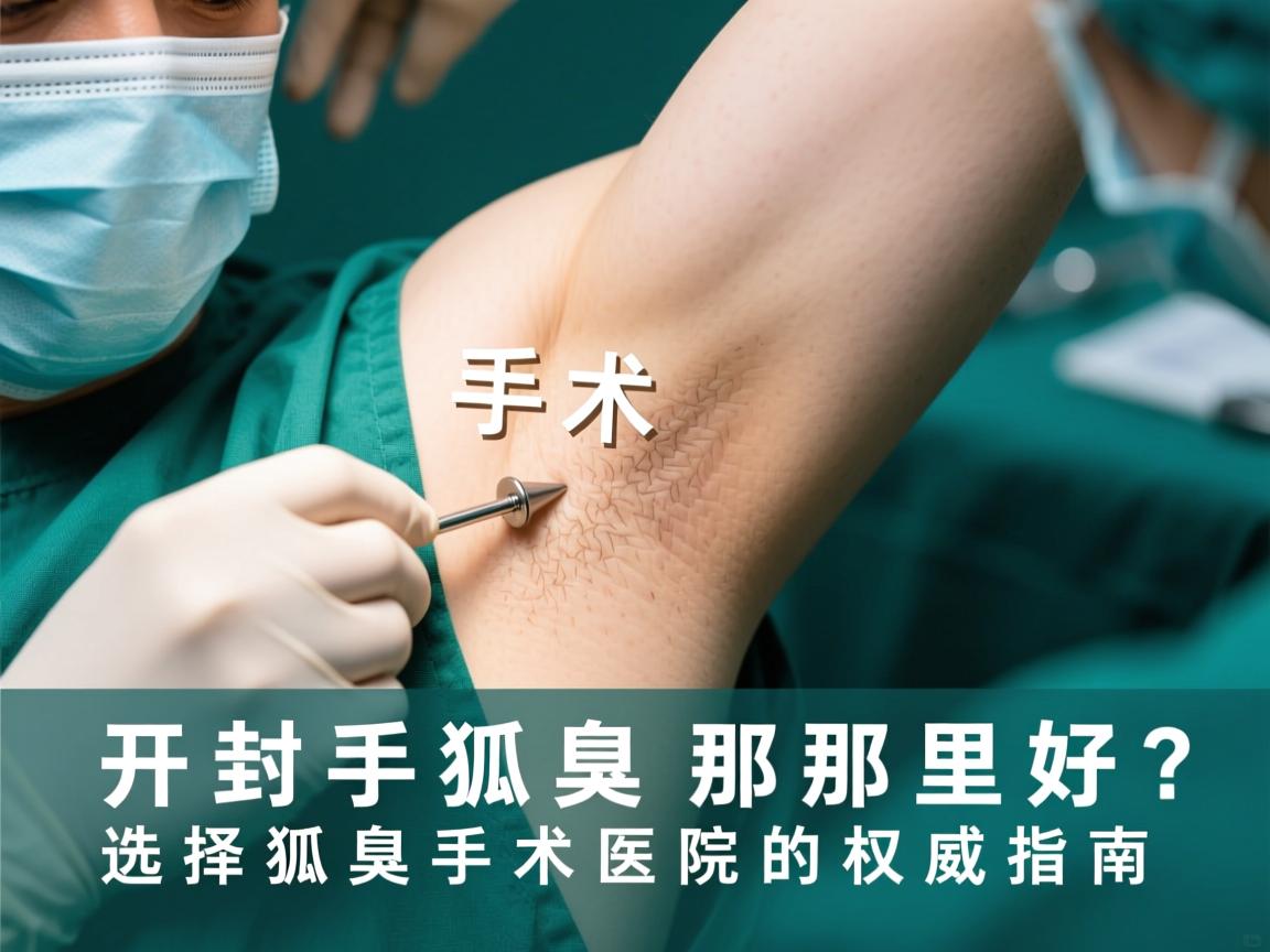 开封狐臭手术那里好？选择狐臭手术医院的权威指南