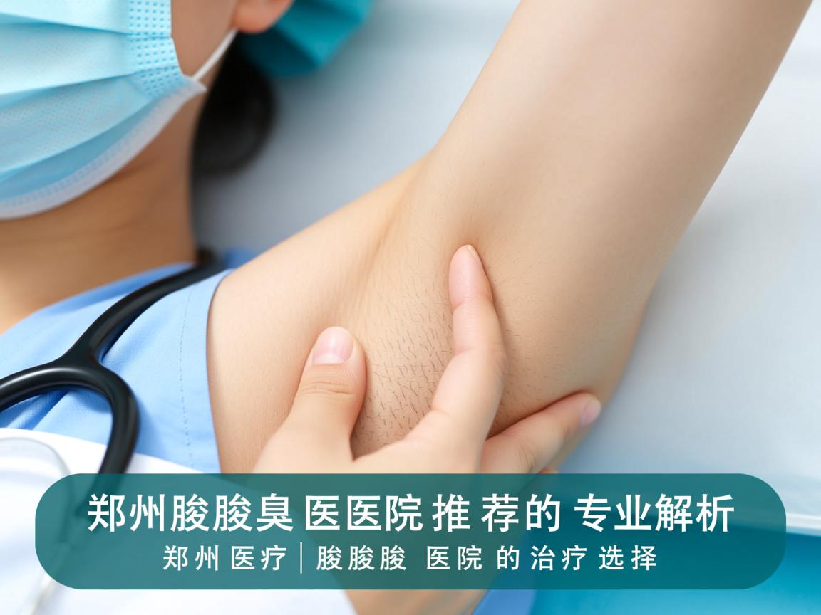 郑州腋臭医院推荐，专业解析郑州腋臭医院的治疗选择