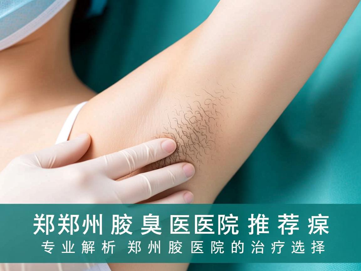 郑州腋臭医院推荐，专业解析郑州腋臭医院的治疗选择