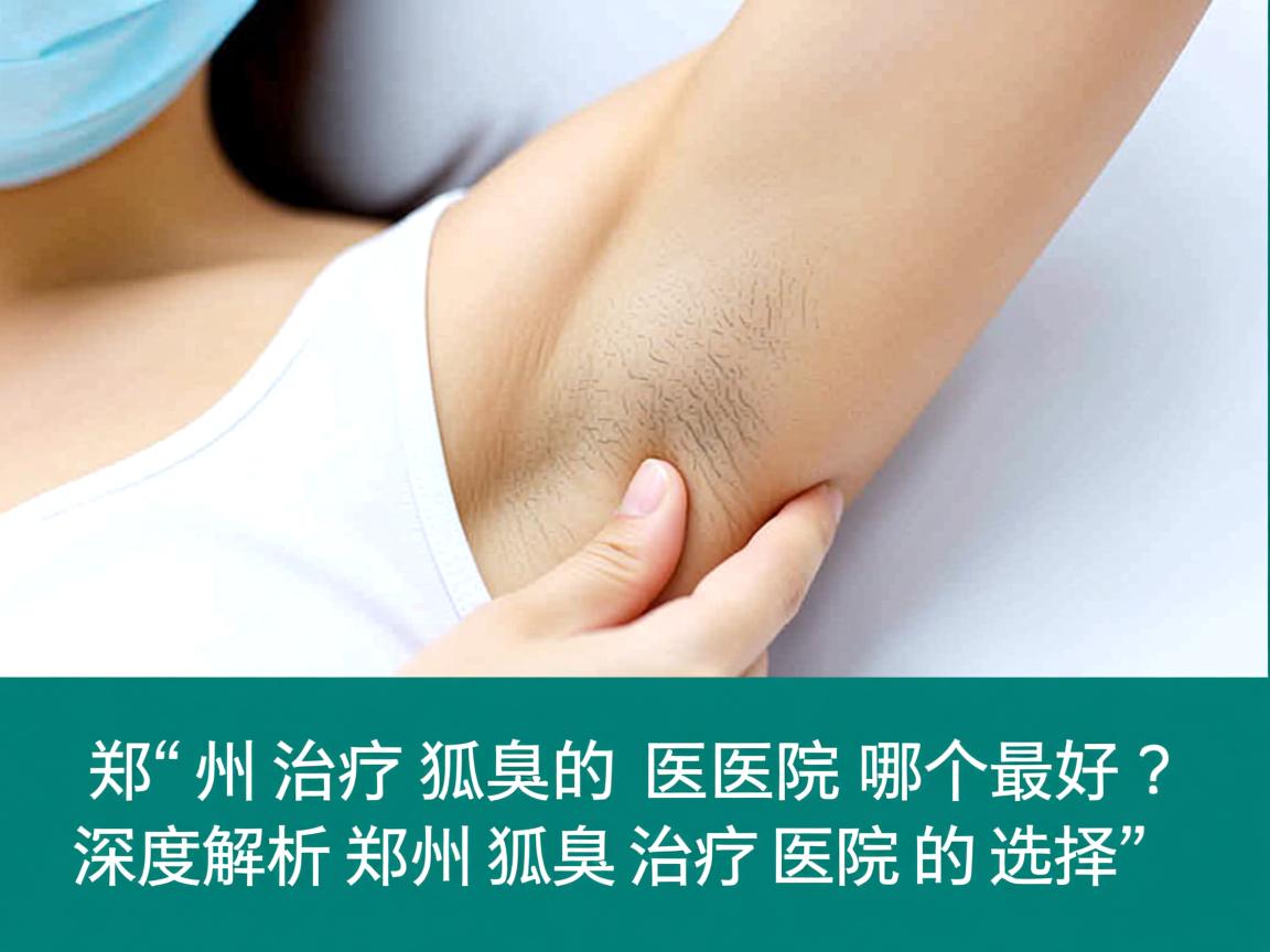 郑州治疗狐臭的医院哪个最好？深度解析郑州狐臭治疗医院的选择