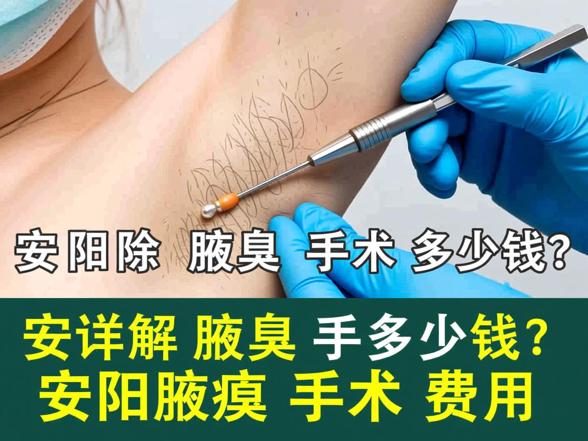 在安阳除腋臭手术多少钱？详解安阳腋臭手术费用