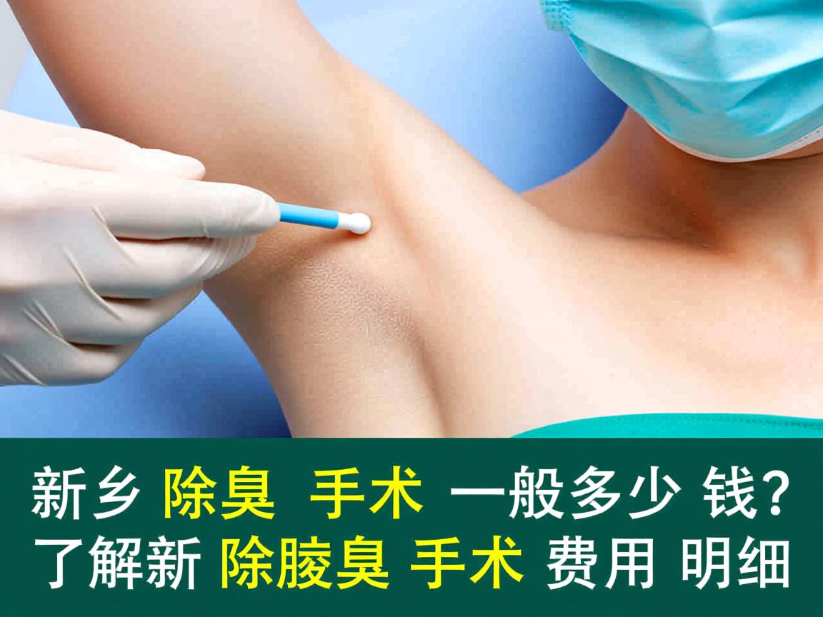 新乡除腋臭手术一般多少钱?了解新乡除腋臭手术费用明细 新乡除腋臭手术一般多少钱?了解新乡除腋臭手术费用明细
